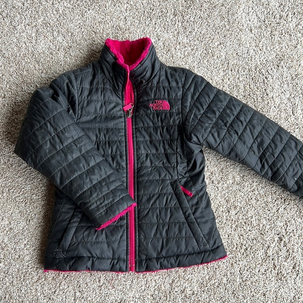 Girls North Face Reversible Jacket